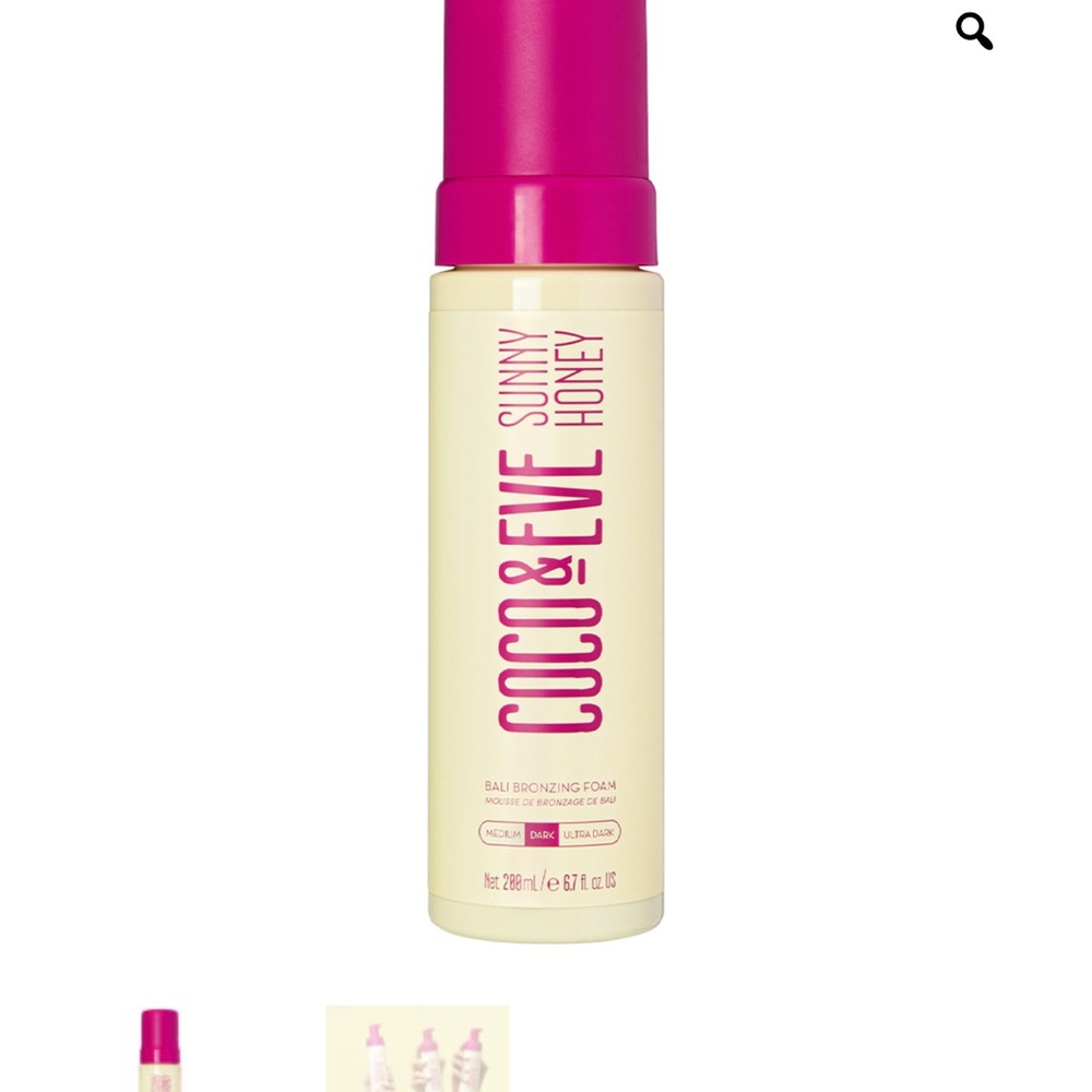 Coco & Eve Sunny Honey Bronzing Foam in Pink and Cream